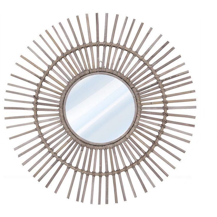 Peili Hillerstorp Solara, Ø70cm, harmaa rottinki
