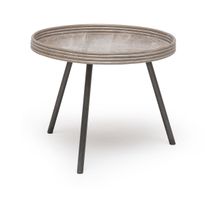 Pöytä Leicester, Ø50cm, harmaa