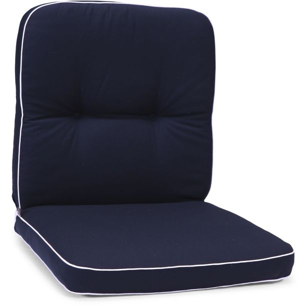 Istuinpehmuste Hillerstorp Milano 97 matala, dralon, sininen/valkoinen