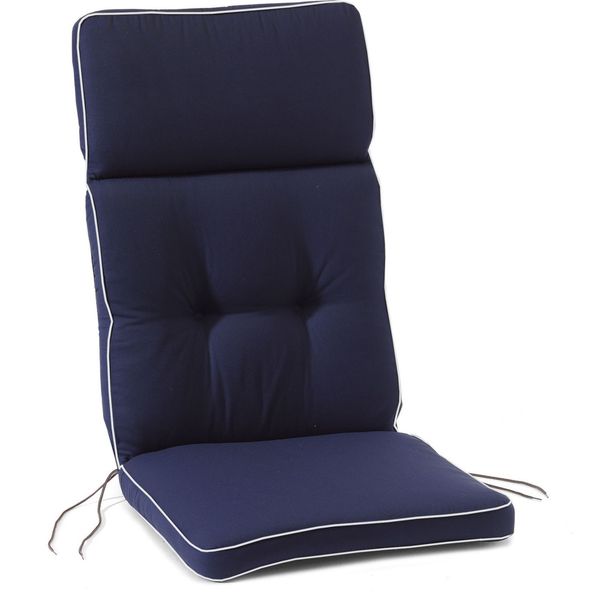 Istuinpehmuste Hillerstorp Milano 98 korkea, dralon, sininen/valkoinen