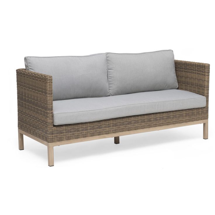 Sohva Fyrsnäs, 3-istuttava, ruskea/beige