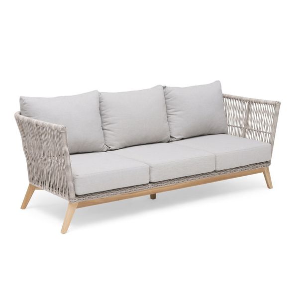 Sohva Himmelsnäs, 3-istuttava, beige/tiikki