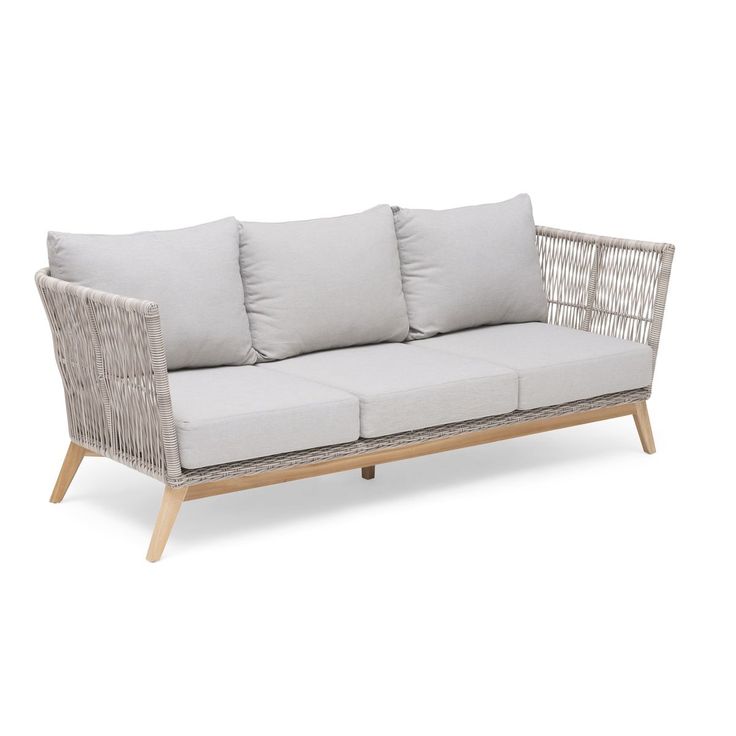 Sohva Himmelsnäs, 3-istuttava, beige/tiikki