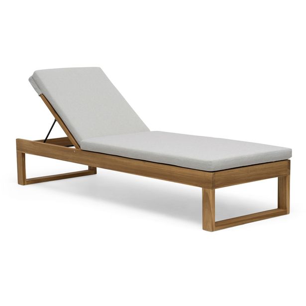 Aurinkosänky Himmelsnäs, beige/tiikki
