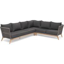 Kulmasohva Hillerstorp Himmelsnäs 9331088, 6-istuttava, harmaa/tiikki
