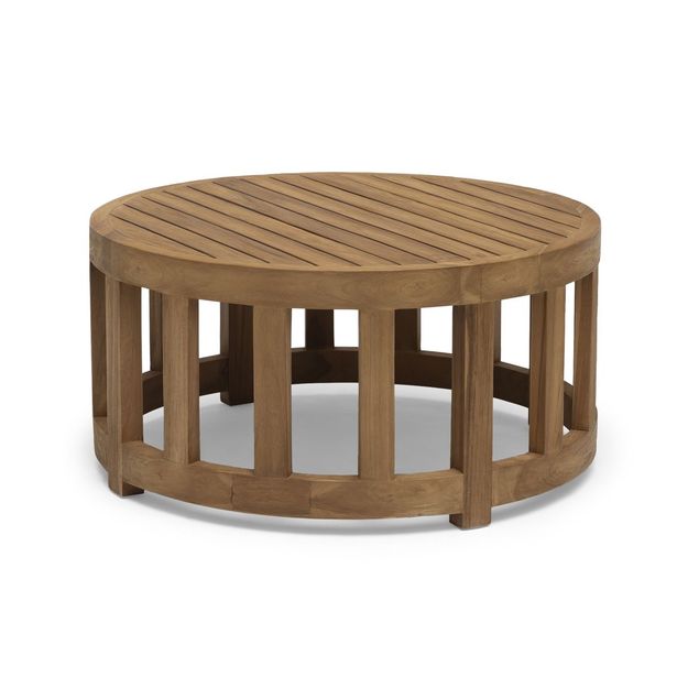 Sohvapöytä Himmelsnäs, Ø80cm, tiikki