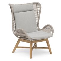 Lepotuoli Himmelsnäs, beige/tiikki
