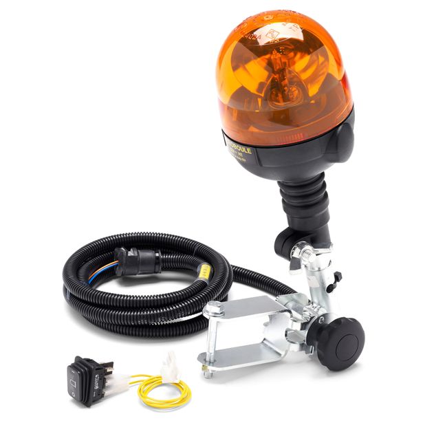 Varoitusvalosarja Husqvarna, ROPS-suojakaareen