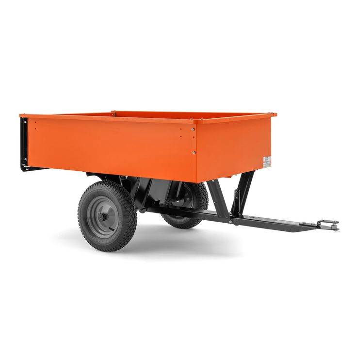 Peräkärry Husqvarna 275, kipattava, kasaamaton