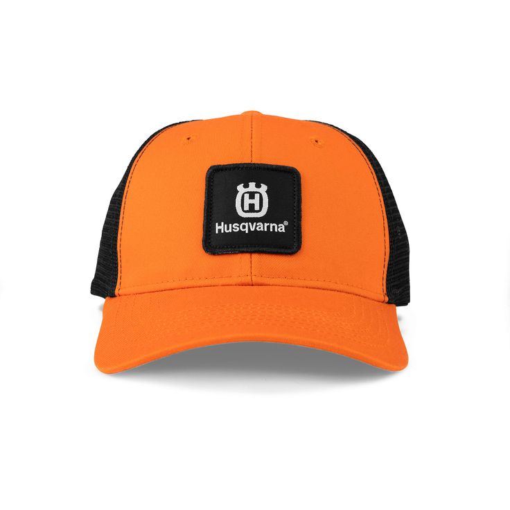 Trucker-lippalakki Husqvarna, oranssi