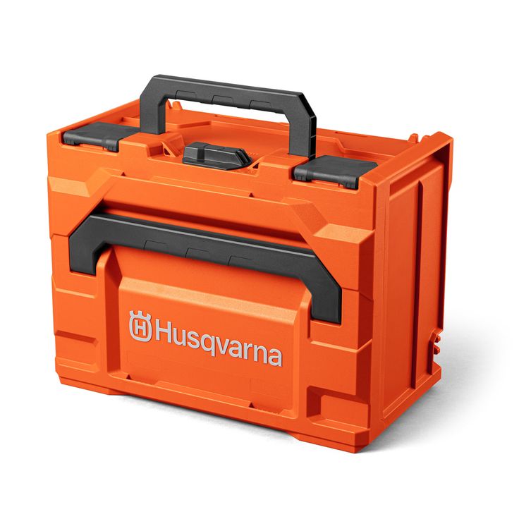 Akkujen kuljetuslaatikko Husqvarna UN3480, neljälle akulle