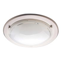 Plafondi Heat Alfa Big, Ø38cm, harjattu teräs