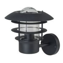 Seinävalaisin Heat Jammy, ylös 265x245mm, IP44, musta