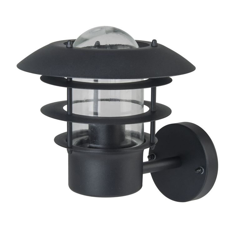 Seinävalaisin Heat Jammy, ylös 265x245mm, IP44, musta