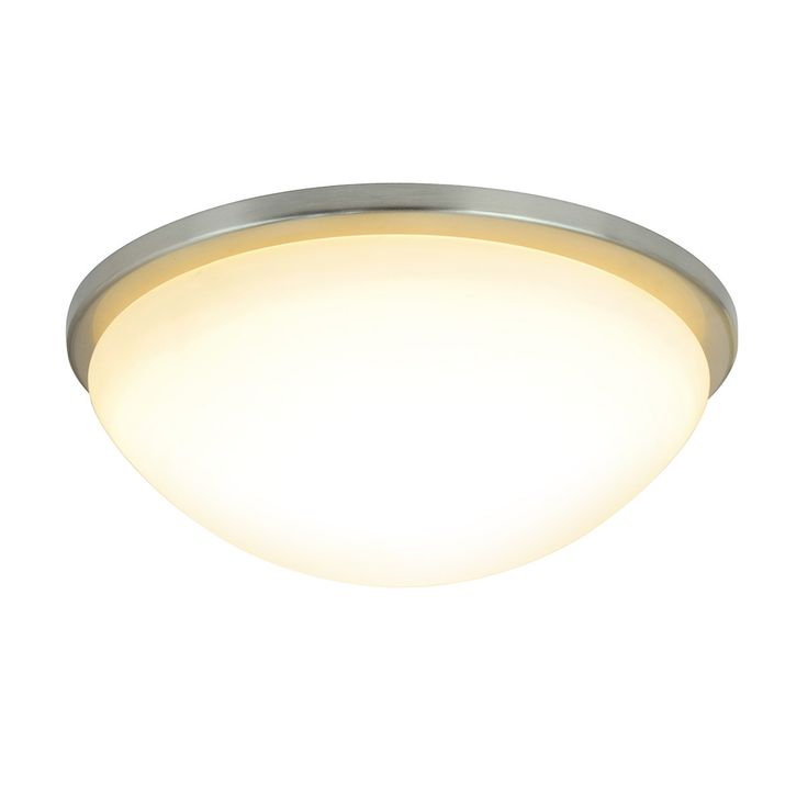 LED-kattovalaisin Heat Led Easy, Ø33cm, 12W, harjattu teräs