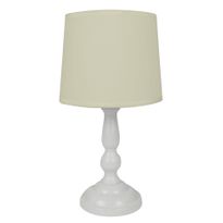 Pöytävalaisin Heat Ivalo, 282mm, valkoinen/beige