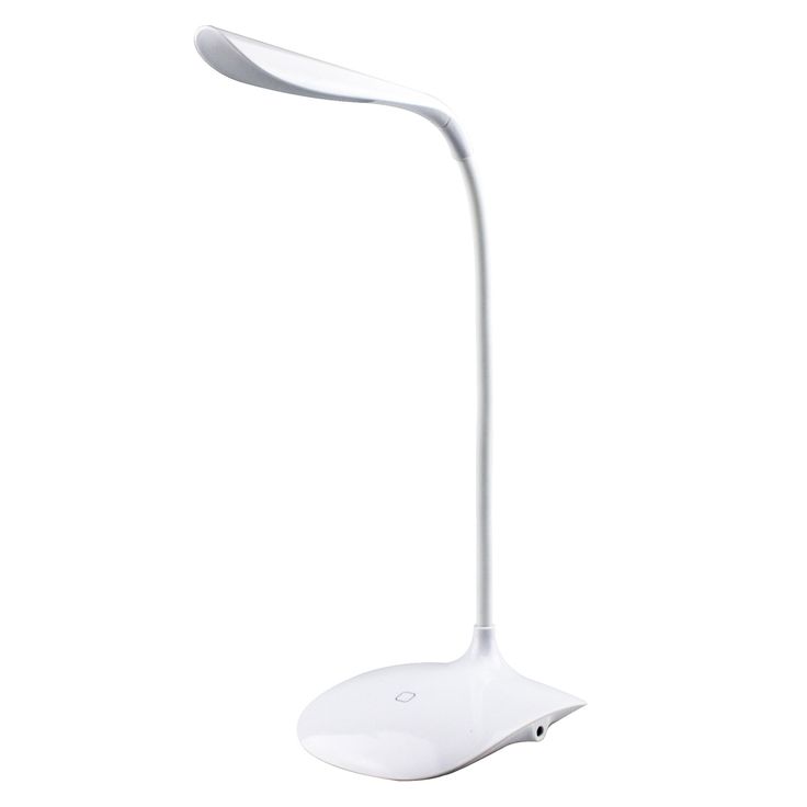 LED-pöytävalaisin Heat Snow, usb, valkoinen