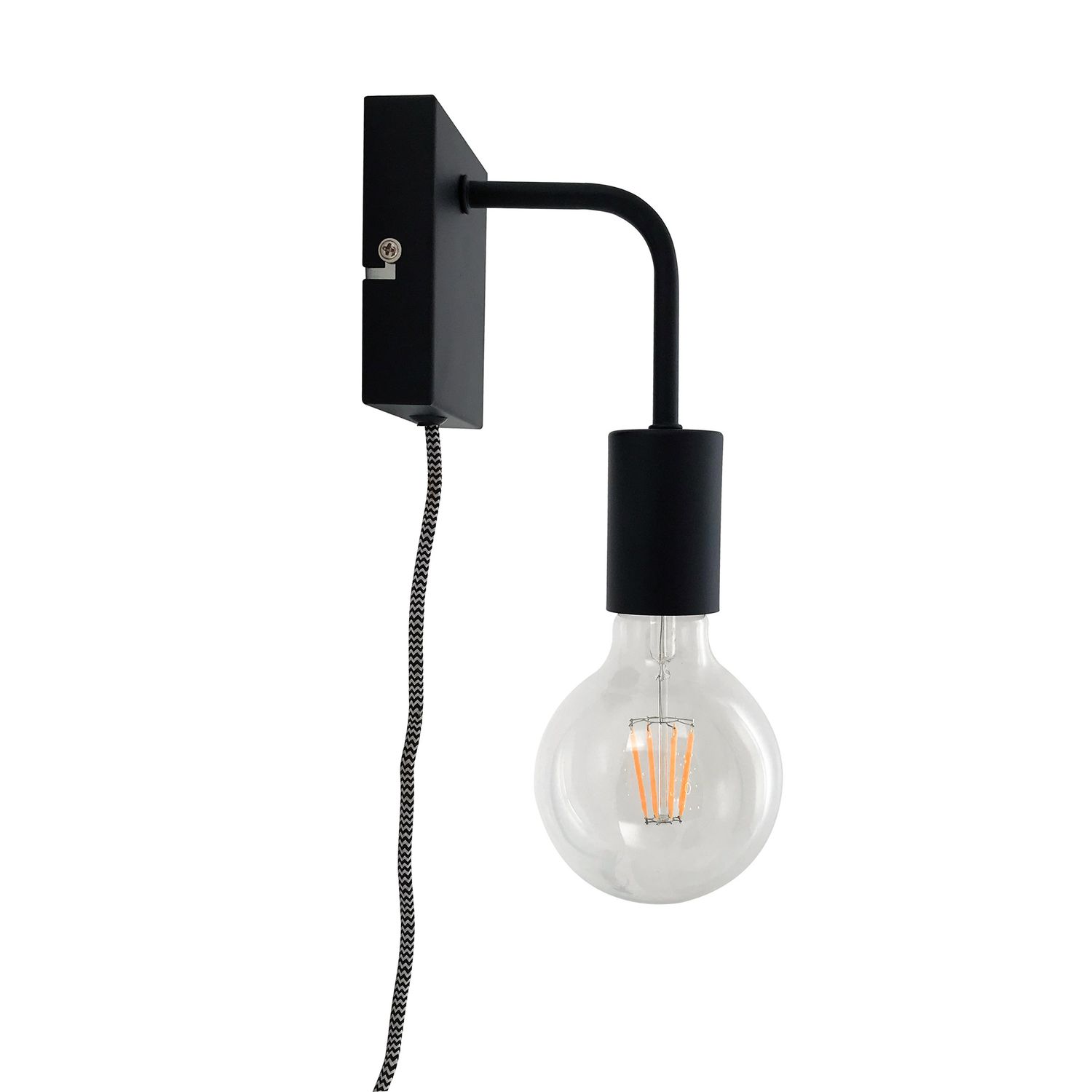 Seinävalaisin Heat Comfy, musta