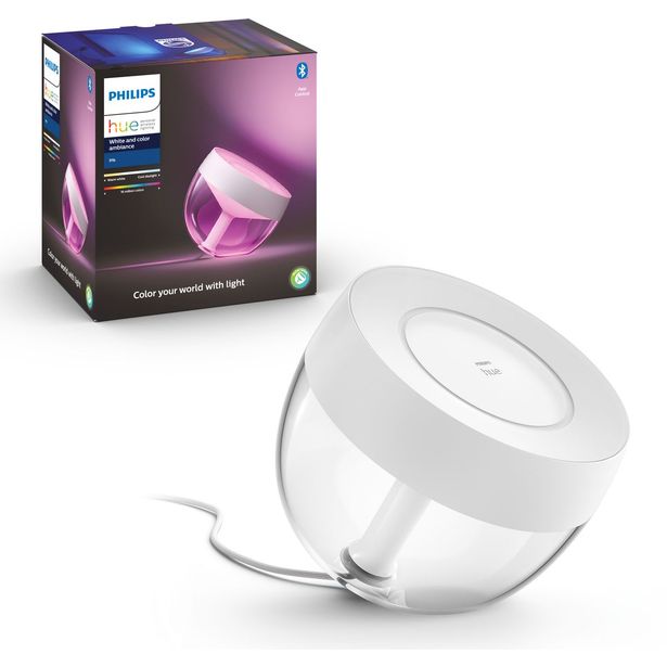 LED-pöytävalaisin Philips Hue Iris, valkoinen