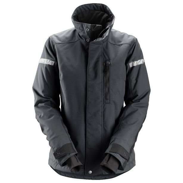 Naisten talvitakki Snickers Workwear AllroundWork 1107, teräksenharmaa