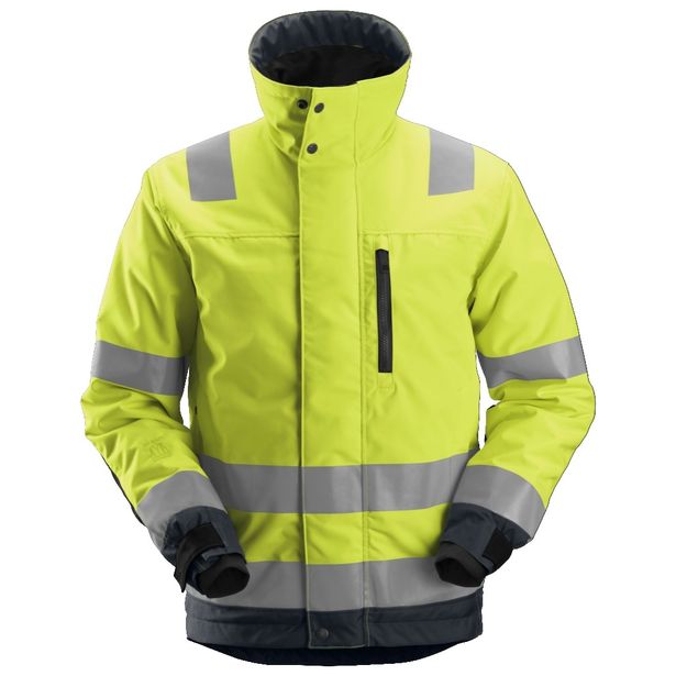Huomiotalvitakki Snickers Workwear AllroundWork 37.5 1130, keltainen