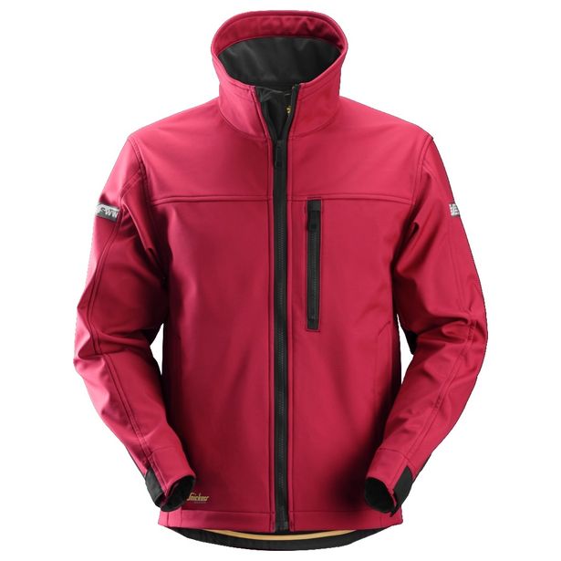 Softshell-takki Snickers Workwear AllroundWork 1200, punainen