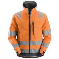 Softshell-huomiotakki Snickers Workwear AllroundWork 1230, oranssi