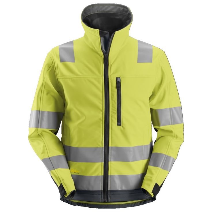 Softshell-huomiotakki Snickers Workwear AllroundWork 1230, keltainen