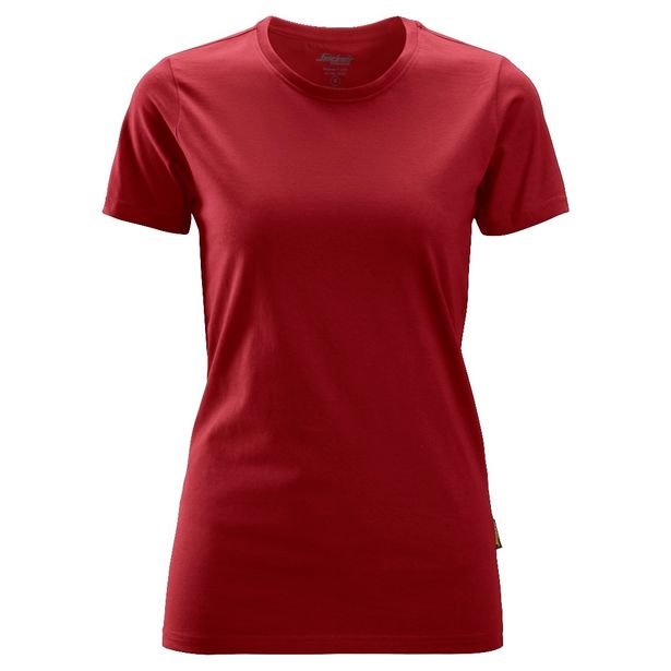 Naisten t-paita Snickers Workwear 2516, punainen