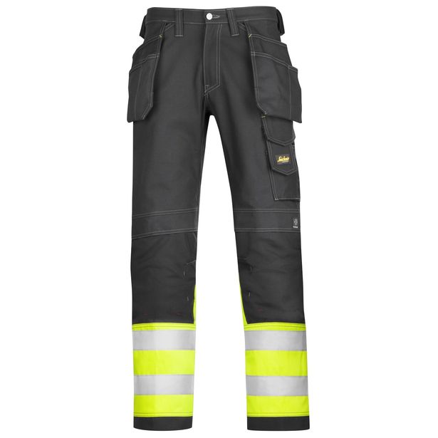 Huomiotyöhousut Snickers Workwear 3235, lk 1, puuvilla