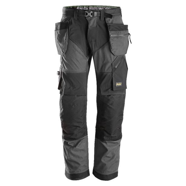 Työhousut Snickers Workwear FlexiWork+ 6902, teräksenharmaa