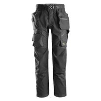 Lattia-asentajan housut Snickers Workwear FlexiWork 6923, musta