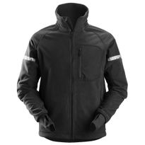 Fleecetakki Snickers Workwear AllroundWork 8005, musta