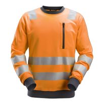 Fleecepusero Snickers Workwear AllroundWork 8037, LK 2, oranssi