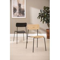 Ruokapöydän tuoli Huoku Taavi, saarniviilu, 2kpl