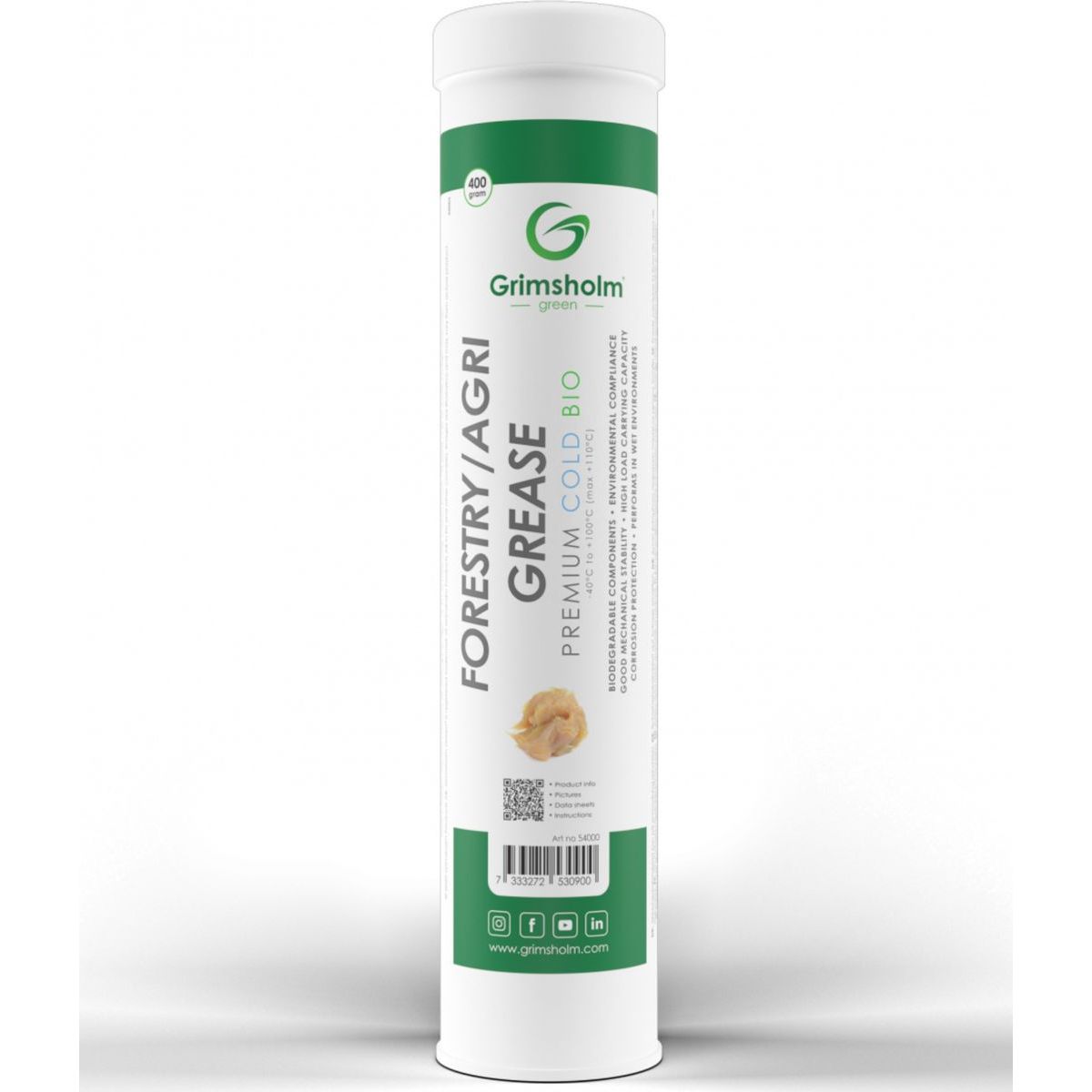 Metsä- ja maatalousrasva Grimsholm Premium Cold Bio 400g