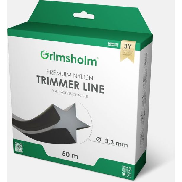 Trimmerisiima Grimsholm tähtimusta 3.3mm 50m