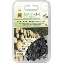 Moottorisahan ketju Grimsholm 20&quot; 72dl 3/8&quot; 1.5mm Premium Cut Pro