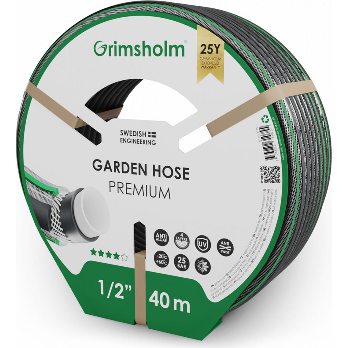 Puutarhaletku Grimsholm Premium 1/2" 40m