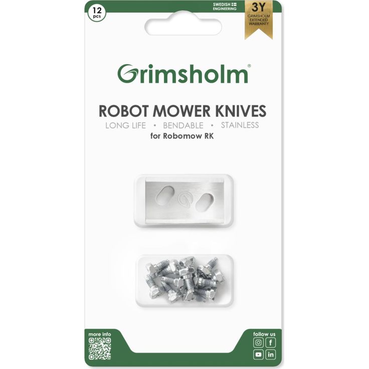 Terät Grimsholm Robomow RK -malliin