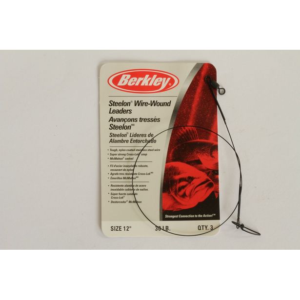 Metalliperuke Berkley Wire Wound Steelon 30cm 30lb 3kpl