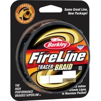 Kuitusiima FireLine Tracer Braid 110m Smoke/Flamegreen