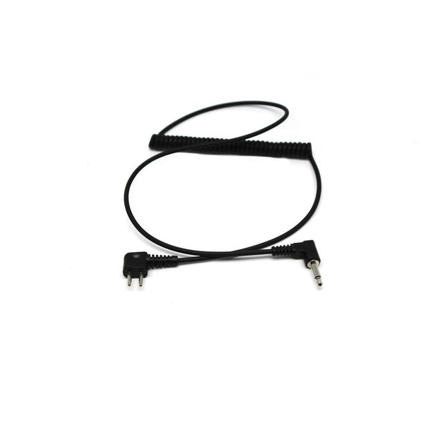 Radiokaapeli Genzo Peltor 3.5mm kulmaliitin (mono)
