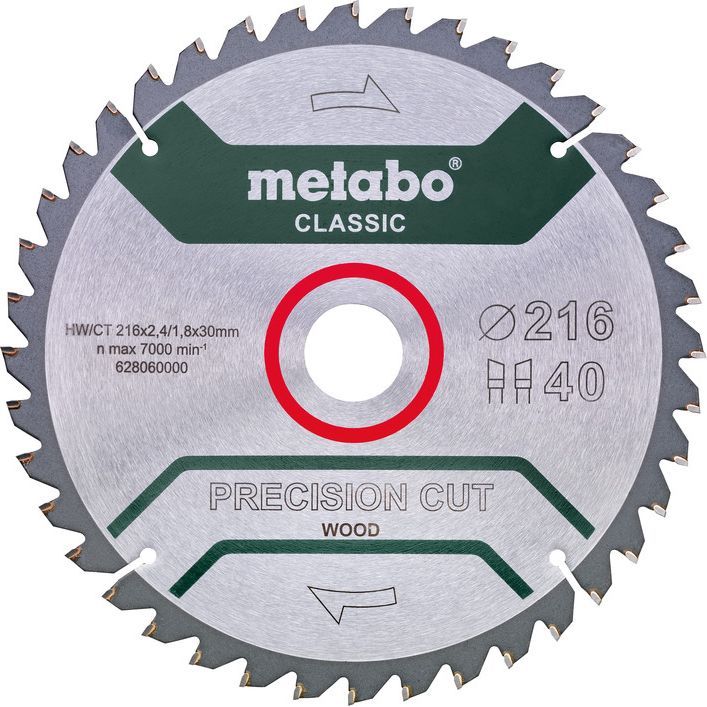 Pyörösahanterä Metabo 216x2.4x30mm