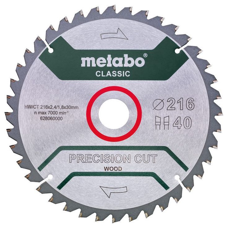 Pyörösahanterä Metabo 216x2.4x30mm
