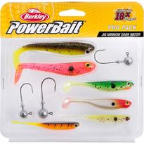 Viehesarja Berkley Pro Pack Jig Minnow tumma vesi