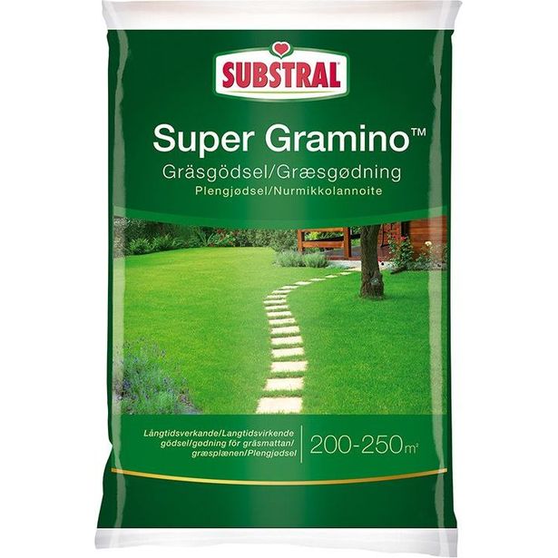 Supergramino Nurmikkolannoite Substral 6.5kg 200-250 m²
