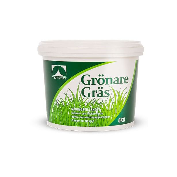 Nurmikkolannoite Tergent Vihreämpi nurmikko plus 5kg