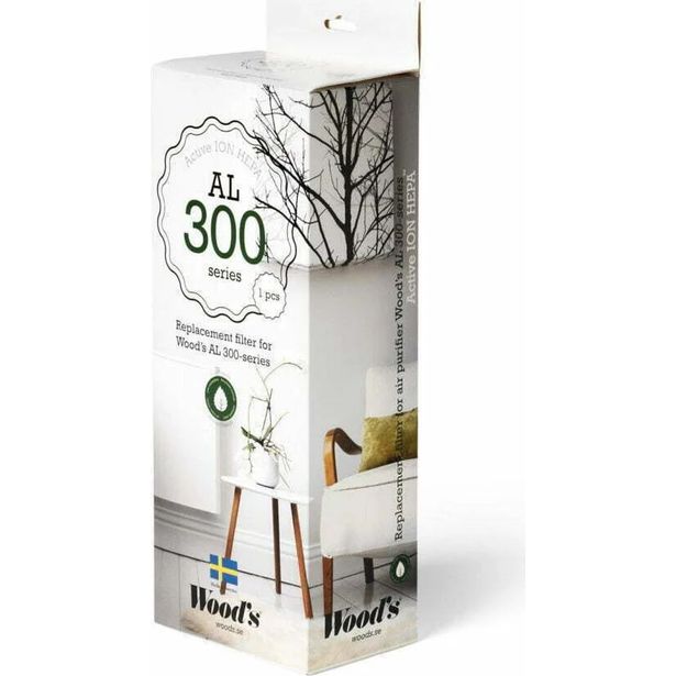 HEPA-suodatin Woods Active ION 300-sarjalle