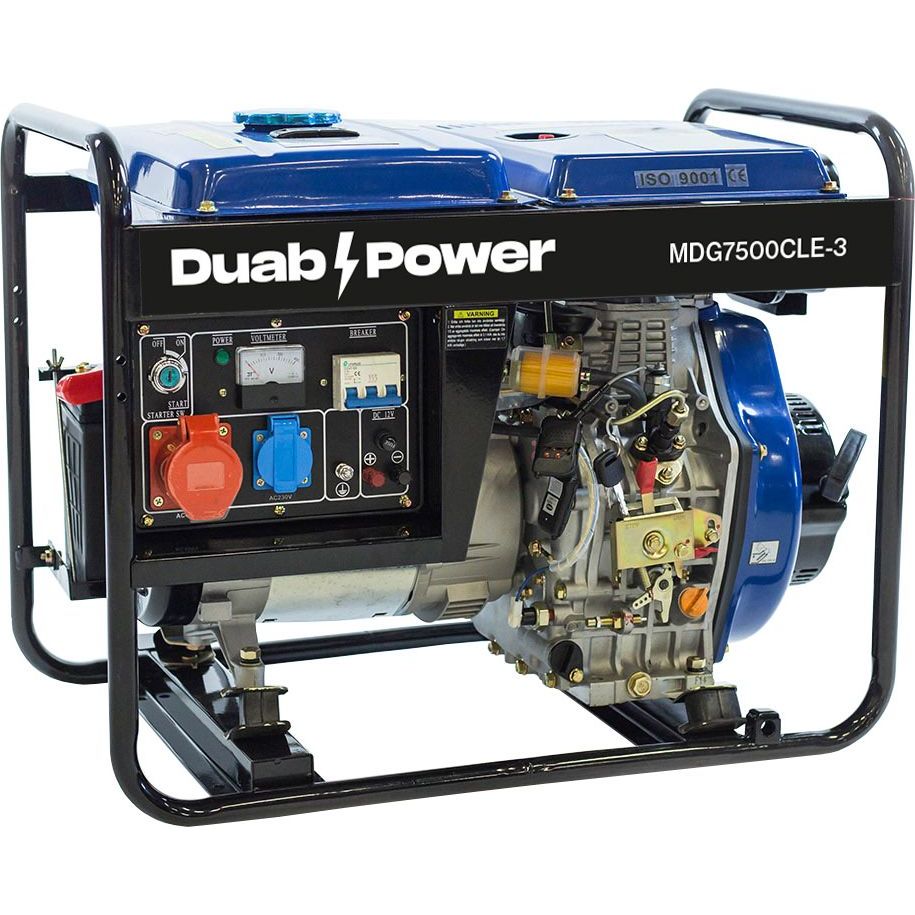 Aggregaatti Duab-Power MDG7500CLE-3 3-vaihe diesel